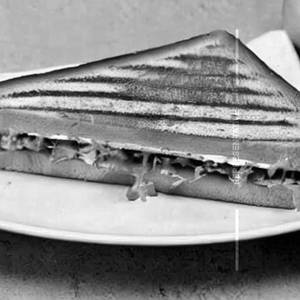 Aloo Matar Toast Sandwich
