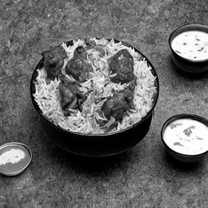 Veg Soya mock Chicken Biryani