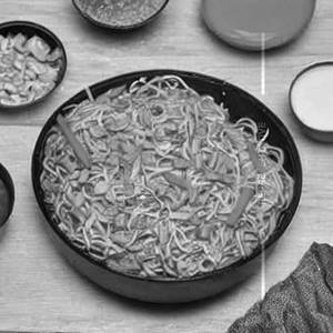 Egg Fried Soft Noodles (serves 1-2)
