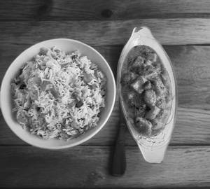 Fried Rice With Paneer Masala