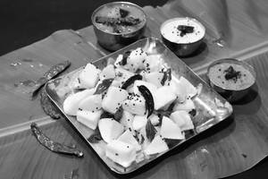 Steamed Tadka Idli