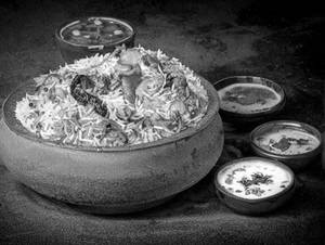 Chilli Mushroom Biryani
