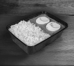 Rice egg curry