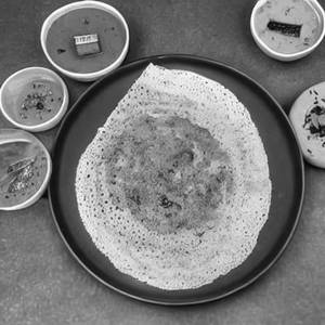 Ghee garlic podi dosa  
