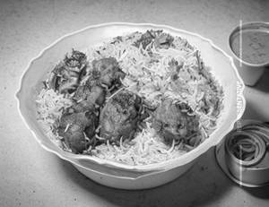 Kabab Chicken Biryani(serves 2)