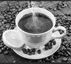 Black lemon coffee
