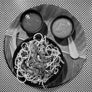 Baby corn noodles
