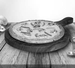 Mushroom Pepper Pizza