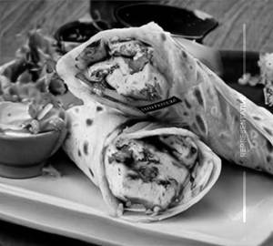 Egg Chicken Kebab Roll