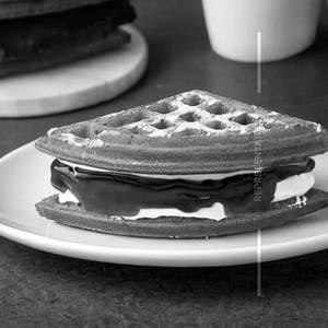 Red Velvet Waffle Sandwich