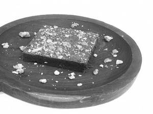 Walnut Brownie Cake Slice