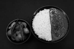 Rajma Chawal Bowl + Kesariya Kheer