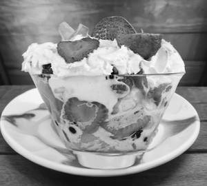 Fruit Salad with Ice Cream