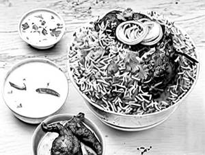Mughalai chicken briyani