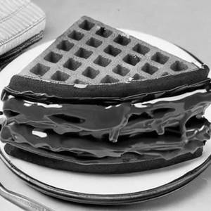 Snickers waffle