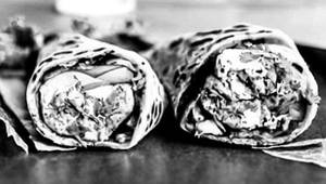 Malai Chicken Tikka Roll