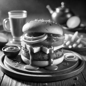 Amritsari Paneer Gravy Burger