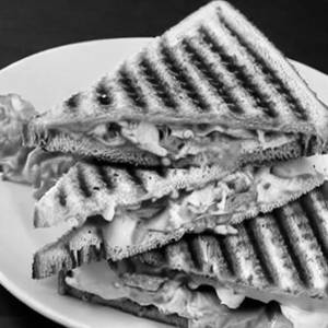 Chicken cheese grilled sandwich