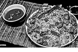 Hakka Chicken Fried Rice