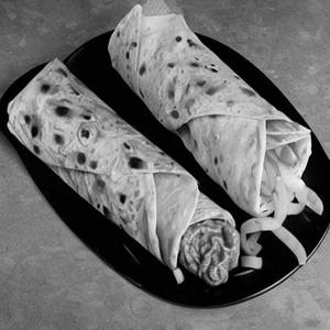 Veg cheese mexican frankie