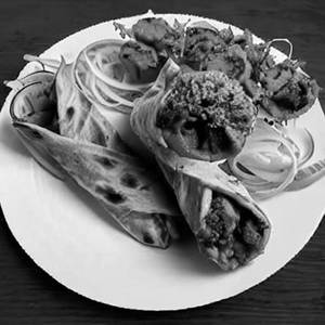 Mutton Galawati Kebab Roll (Double)