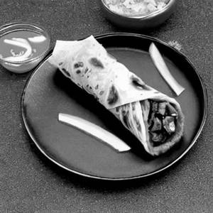 Mushroom Mughlai Roll 