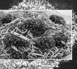 Double Egg Manchuria Noodles