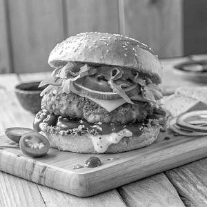 Spicy Barbeque Chicken Burger