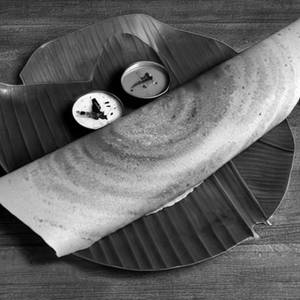 Onion cheese masala dosa
