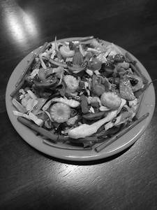 Mushroom Chilli Babycorn Salad