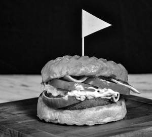 Schezwan Cheese Burger