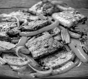 Fried sliced pork