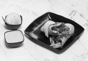 Chicken Tikka Whole Wheat Roti Roll Tandoori Flavor
