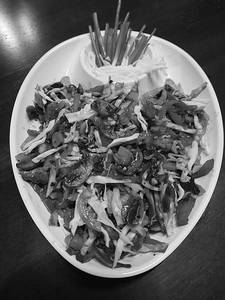 Mushroom Chilli Salad