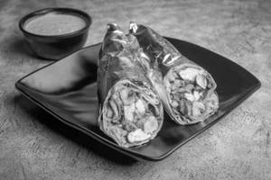 Paneer & Mushroom Tikka Whole Wheat Roti Roll(whole Wheat)