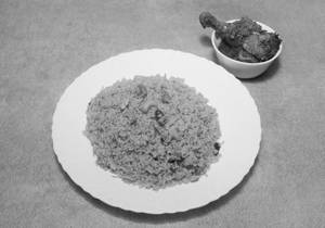Dum Pulao+ Chicken Masala