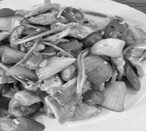Pork in oyster sauce