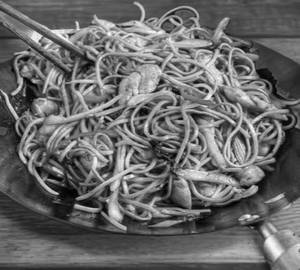 Mushroom noodles [chicken]