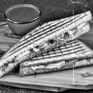 Veg Club Cheese Grilled Sandwich