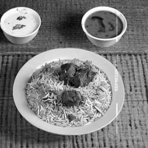 Veg Soya mock Mutton Biryani