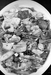 Steamed Fish Ginger Garlic Dry