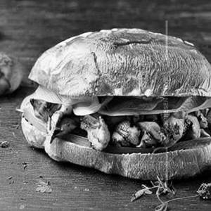 Chicken Mushroom Grilled Sandwich
