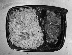Veg Fried Rice + Chicken Kasha (2pcs)