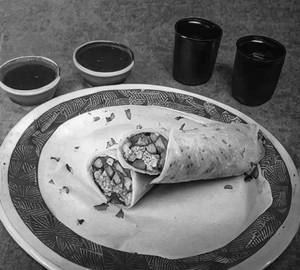 Veg Paneer Bhurji Roll