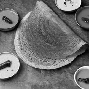 Raagi onion dosa