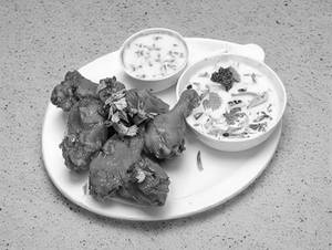 Chickenn Frieed Wings Biryani