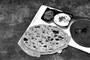Onion Paneer Paratha