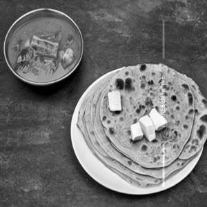 Paneer paratha