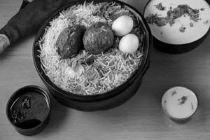 Mutton Egg Biryani
