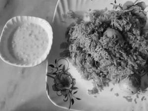 Egg Biryani (with Raita)